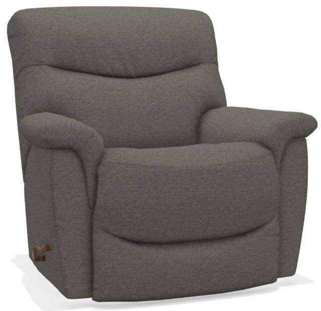 La-Z-Boy® James Charcoal Manual Rocking Recliner-0