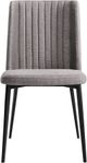 Armen Living Maine 2-Piece Gray Dining Chairs-1