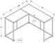 Monarch Specialties Inc. 36" White Corner Console-3