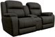 La-Z-Boy® Dorian Mineral Leather Manual Reclining Loveseat with Console-0
