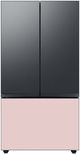 Samsung Bespoke 36" Pink Glass French Door Refrigerator Bottom Panel-4