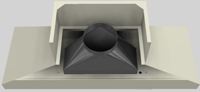 Vent-A-Hood® 66" Biscuit Wall Mounted Range Hood-3