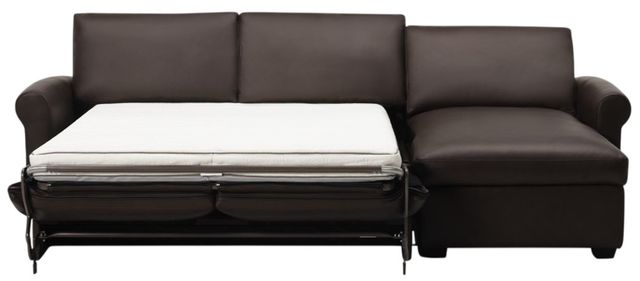 Palliser® Furniture Customizable Madison Sleep Roll Arm 2-Piece Right-Arm Facing Double Sofa Sleeper Sectional and Chaise-2