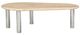Moe's Home Collection Fia Beige Travertine Coffee Table -2