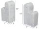 A & B Home White Marble Bookends-4