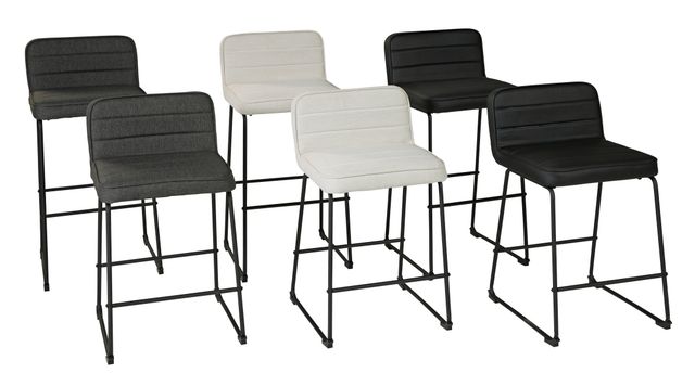 Signature Design by Ashley® Nerison Black Bar Stool-4