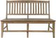 Jofran Inc. Carlyle Crossing Brown Slatback Bench-2