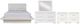New Classic® Home Furnishings Sapphire 5-Piece White Queen Bedroom Set with LED-0