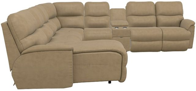 La-Z-Boy® Trouper 7-Piece Silt Power Reclining Sectional-2