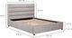 Moe's Home Collection Takio Light Grey Queen Bed-2