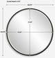 Uttermost® Bonded Matte Black Round Mirror-2