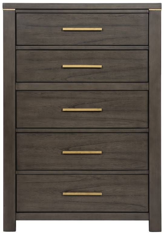 Mazin Furniture Scarlett Brownish Gray Chest-1
