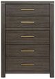 Mazin Furniture Scarlett Brownish Gray Chest-1