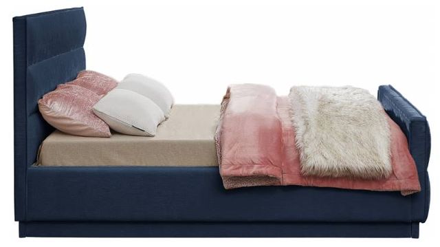 Meridian Furniture Paxton Navy Full Upholstered Panel Bed-3