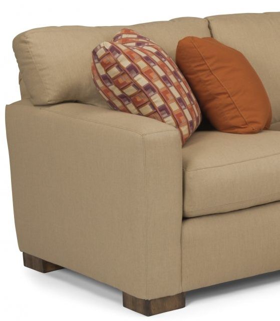 Flexsteel® Bryant 2-Piece Brown Sectional Sofa-1