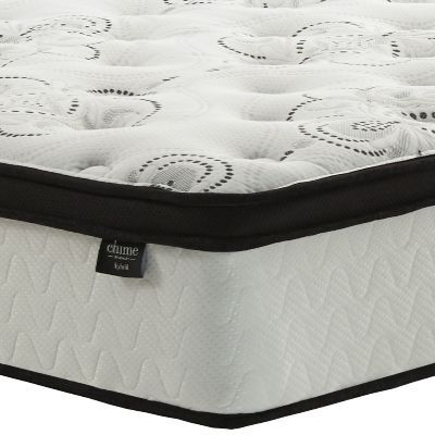 Sierra Sleep® by Ashley® Chime 12" Hybrid Ultra Plush Tight Top Queen Mattress in Box-1