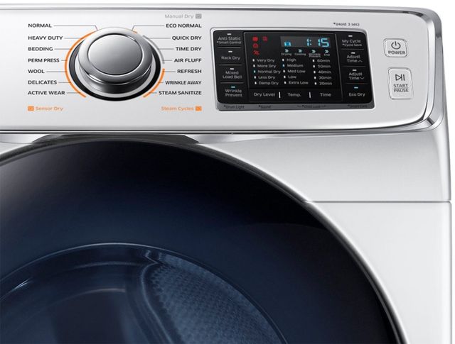 Samsung 7.5 Cu. Ft. White Front Load Electric Dryer-1