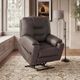 Signature Design by Ashley® Miltmore Gunmetal Power Lift Recliner-4