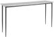 Uttermost® Nightfall White Marble Top Console Table with Satin Black Base-0