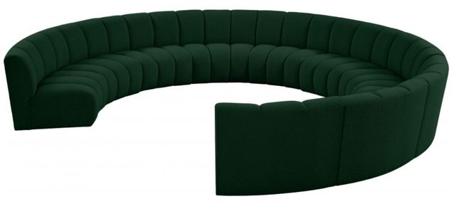 Meridian Furniture Infinity 10-Piece Green Modular Sectional Set-1