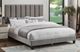 Titus Furniture Grey Queen Upholstered Panel Bed-1