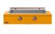 Caliber™ Rockwell Social 48" Saffron Built-In Natural Gas Outdoor Griddle with Copper Hardware-0