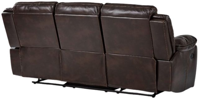 Homelegance® Bastrop Brown Double Manual Reclining Sofa-3