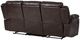 Homelegance® Bastrop Brown Double Manual Reclining Sofa-3