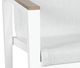 CabanaCoast® Customizable Arcade Aluminum Outdoor Dining Chair-2