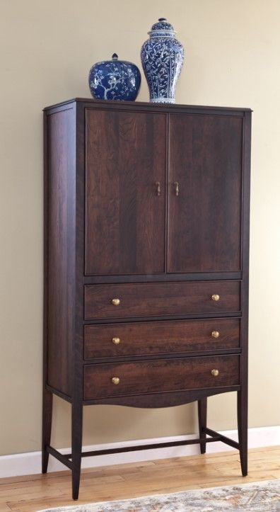 Urban Collections by Yutzy Woodworking Providence Preen/Retreat Cherry Wardrobe-2