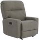 Best® Home Furnishings Customizable Kenley Vinyl Power Space Saver Recliner with Power Tilt Headrest-0