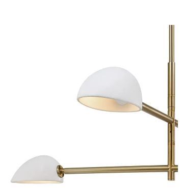 Renwil® Basil White Chandelier Lighting-3