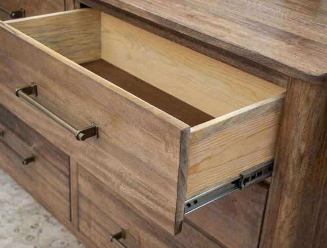 International Furniture Direct Olimpia Natural Dresser-3