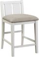 Mazin Furniture Daye 3 Piece White and Grey Counter Height Set-2