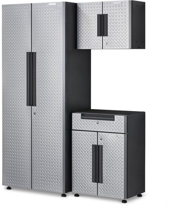 Gladiator® 54" Silver Tread Flex Cabinet System II-1