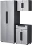 Gladiator® 54" Silver Tread Flex Cabinet System II-1