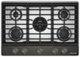 KitchenAid® 30" Black Ore Gas Cooktop with 5 Burners and Integrated Wok Grate-0