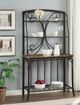 Bernards Tuscan Brown/Dark Bronze Baker’s Rack-1