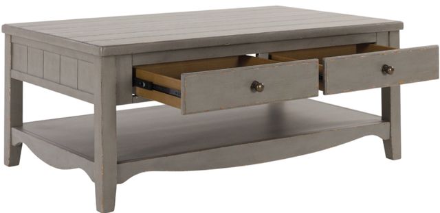 Signature Design by Ashley® Charina Antique Gray Cocktail Table-1