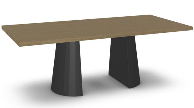 Amisco Customizable Gemma Thermo Fused Laminate 84'' Bar Height Table-0