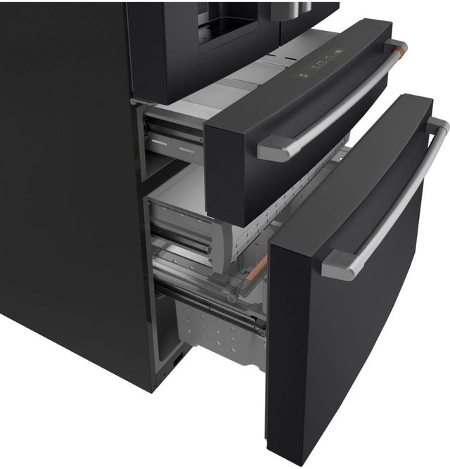 Café™ 22.3 Cu. Ft. Matte Black Counter Depth French Door Refrigerator-3
