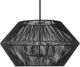 Uttermost® Suva Matte Black 4-Light Rope Pendant-5