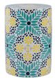 A & B Home Multicolored Cylinder Accent Stool-0