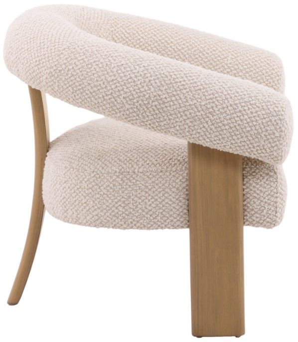 Dovetail Furniture Frankie Cream Occasional Chair-2