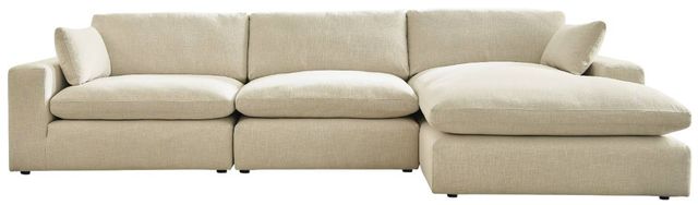 Benchcraft® Elyza 3-Piece Linen Right-Arm Facing Sectional and Chaise-0