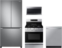 Samsung 4 Piece Fingerprint Resistant Stainless Steel Kitchen Package