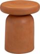 TOV Furniture Lydia Orange Concrete Indoor/Outdoor Side Table-0