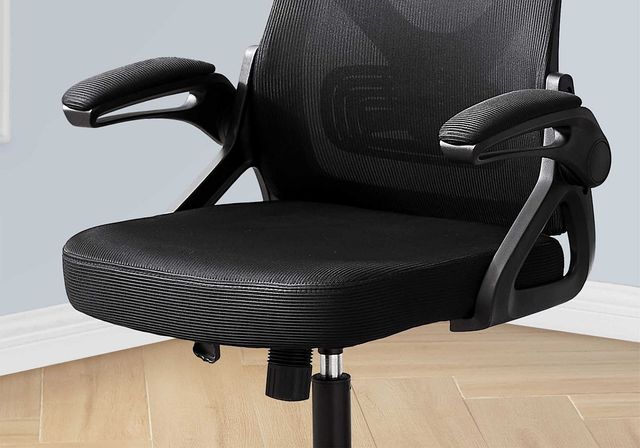 Monarch Specialties Inc. Black Mesh Office Chair-1
