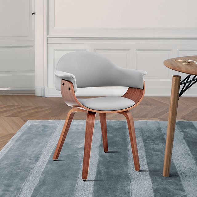 Armen Living Adalyn Walnut Dining Chair-3