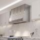 Elica Disegno Catania 48" Stainless Steel Modern Low-profile Wall Mount Range Hood-1